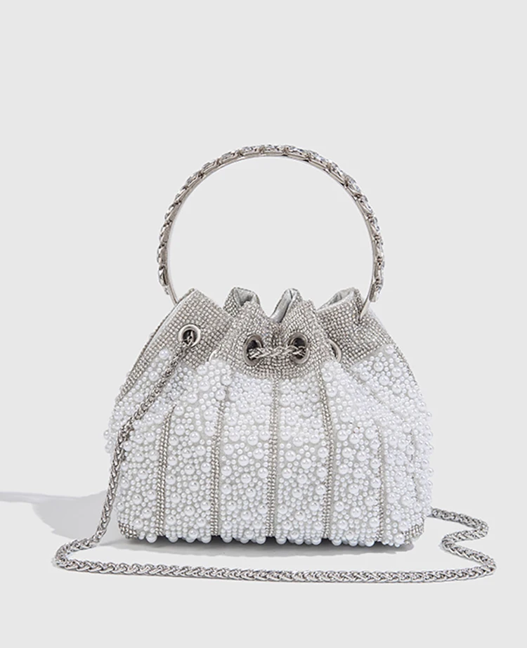 Luxury Women Rhinestone Evening Bag Glitter Diamond Clutch Purse Elegant Handbag for Wedding Party Banquet Prom Formal Occasions