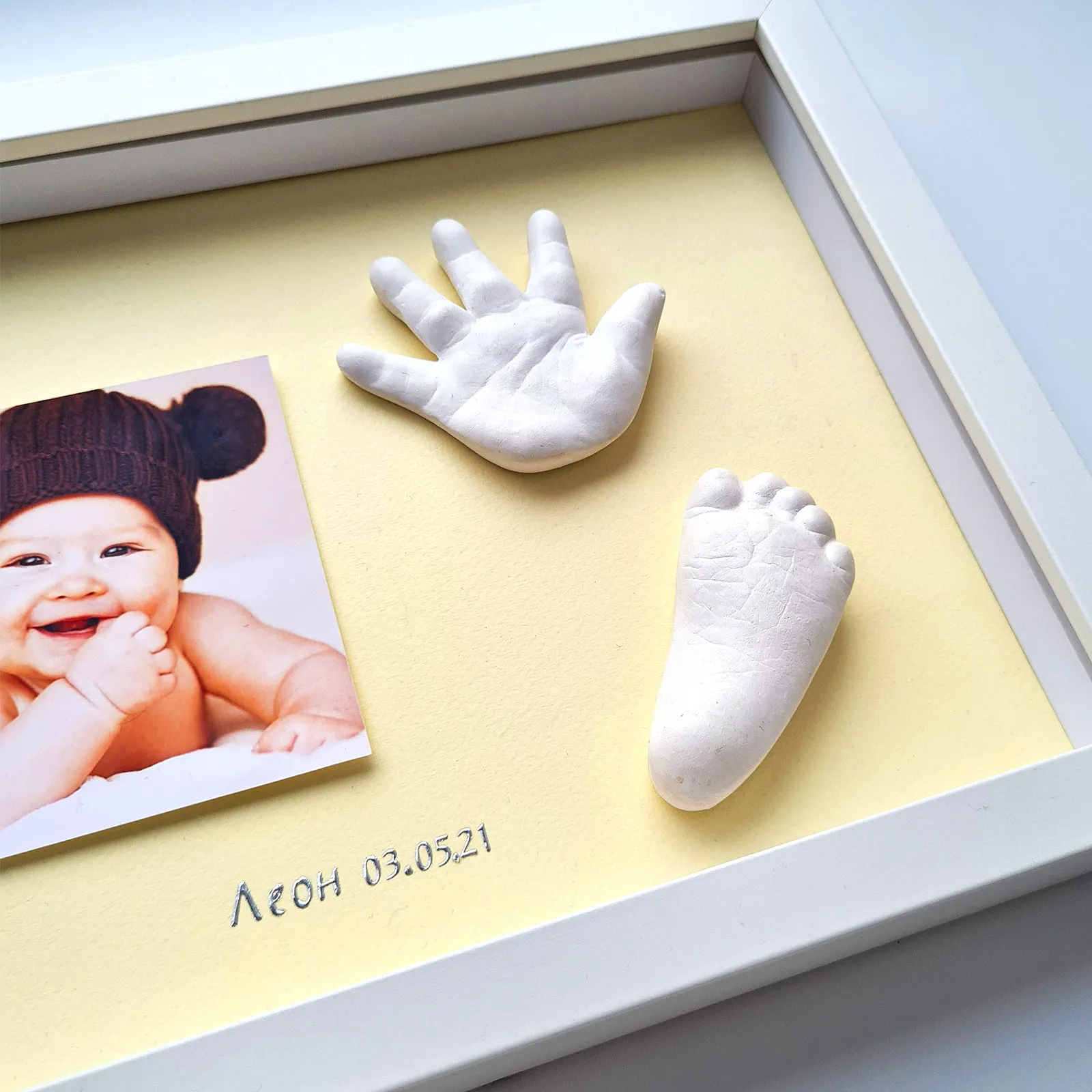 1 Set Baby Hand Casting Kit Premium Newborn Keepsake Hand Molding Kit DIY Memory Gift for Baby Shower Birthday Shower