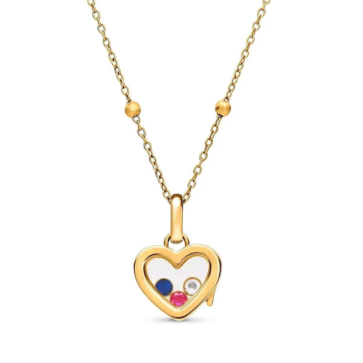 Open Pendant Necklace for Women Girls Simple Fashion DIY Accessory Necklace 2025 New Trendy Heart Pendant Necklace Jewelry Gift