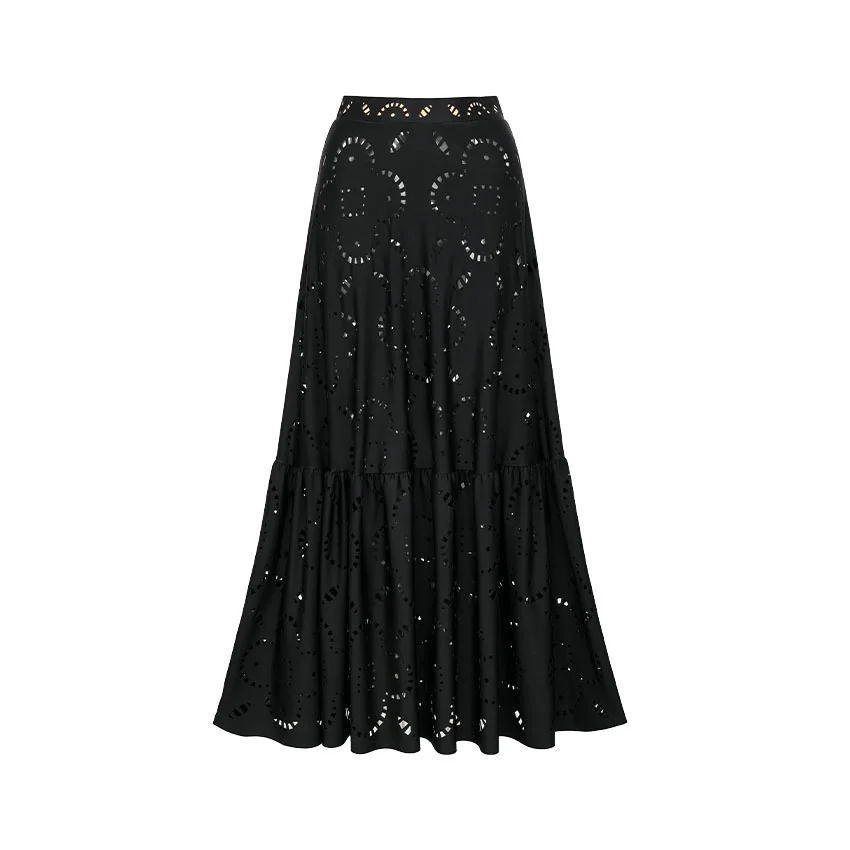 New 2PC Swimsuit Bandeau Biquini Sexy Bikini Women Swimwear Push Up Bathing Suits Female Long Skirt Beachwear