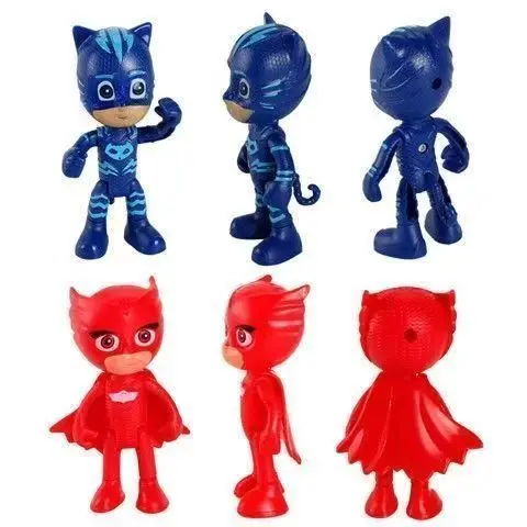 Masked Pajama Hero Sleepy Hero Masked Hero 6-Piece Jointed Action Figure Transformable Collectible Toy Set