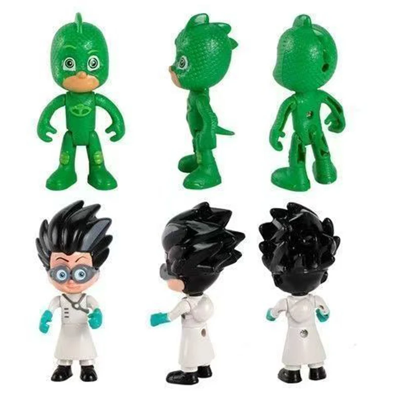 Masked Pajama Hero Sleepy Hero Masked Hero 6-Piece Jointed Action Figure Transformable Collectible Toy Set