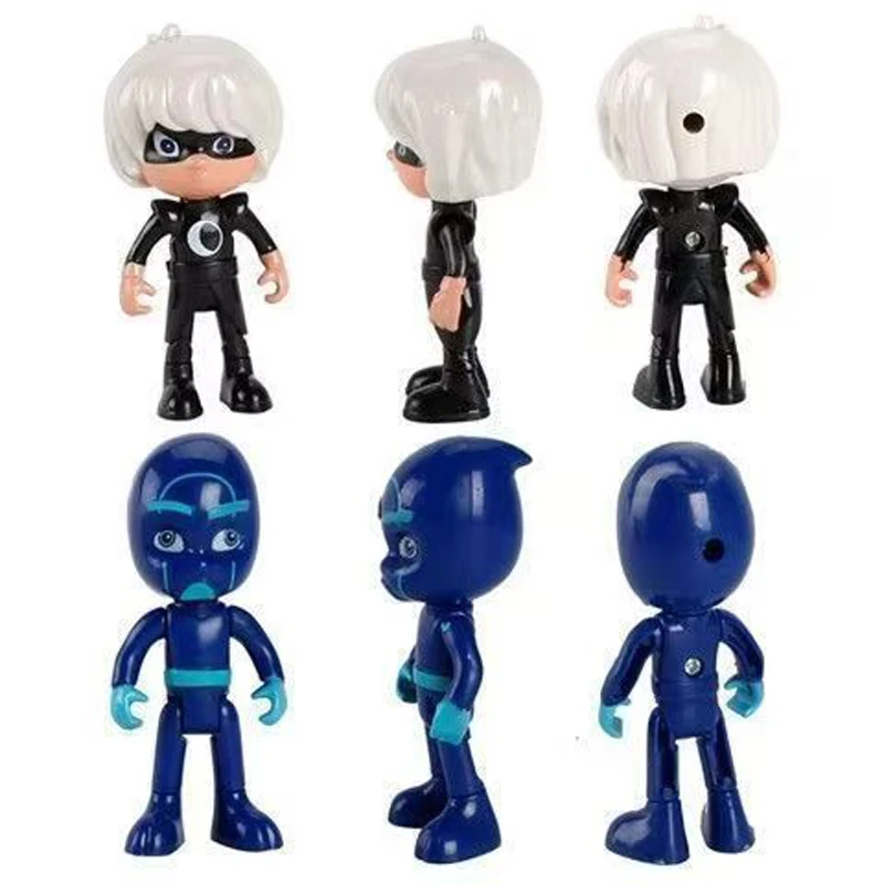 Masked Pajama Hero Sleepy Hero Masked Hero 6-Piece Jointed Action Figure Transformable Collectible Toy Set