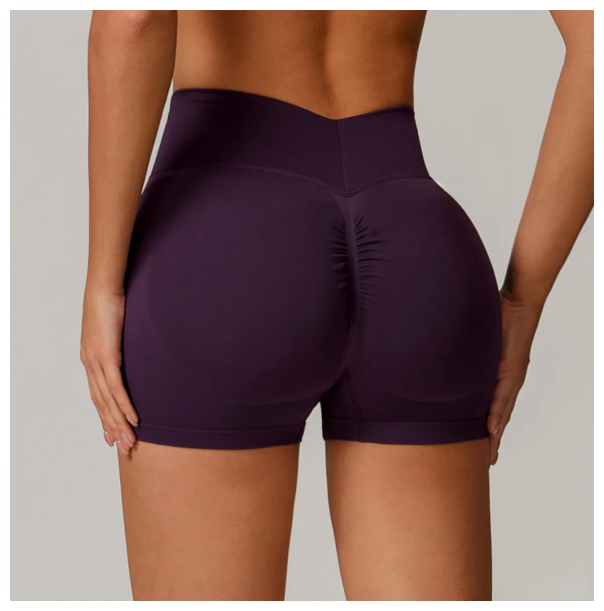 Women Sport Shorts High Waist Workout Tights Fitness Yoga Scrunch Butt Ladies Seamless Yoga Gym Running Short Pants Sportswear