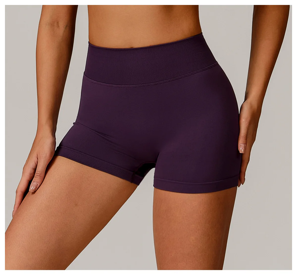 Women Sport Shorts High Waist Workout Tights Fitness Yoga Scrunch Butt Ladies Seamless Yoga Gym Running Short Pants Sportswear
