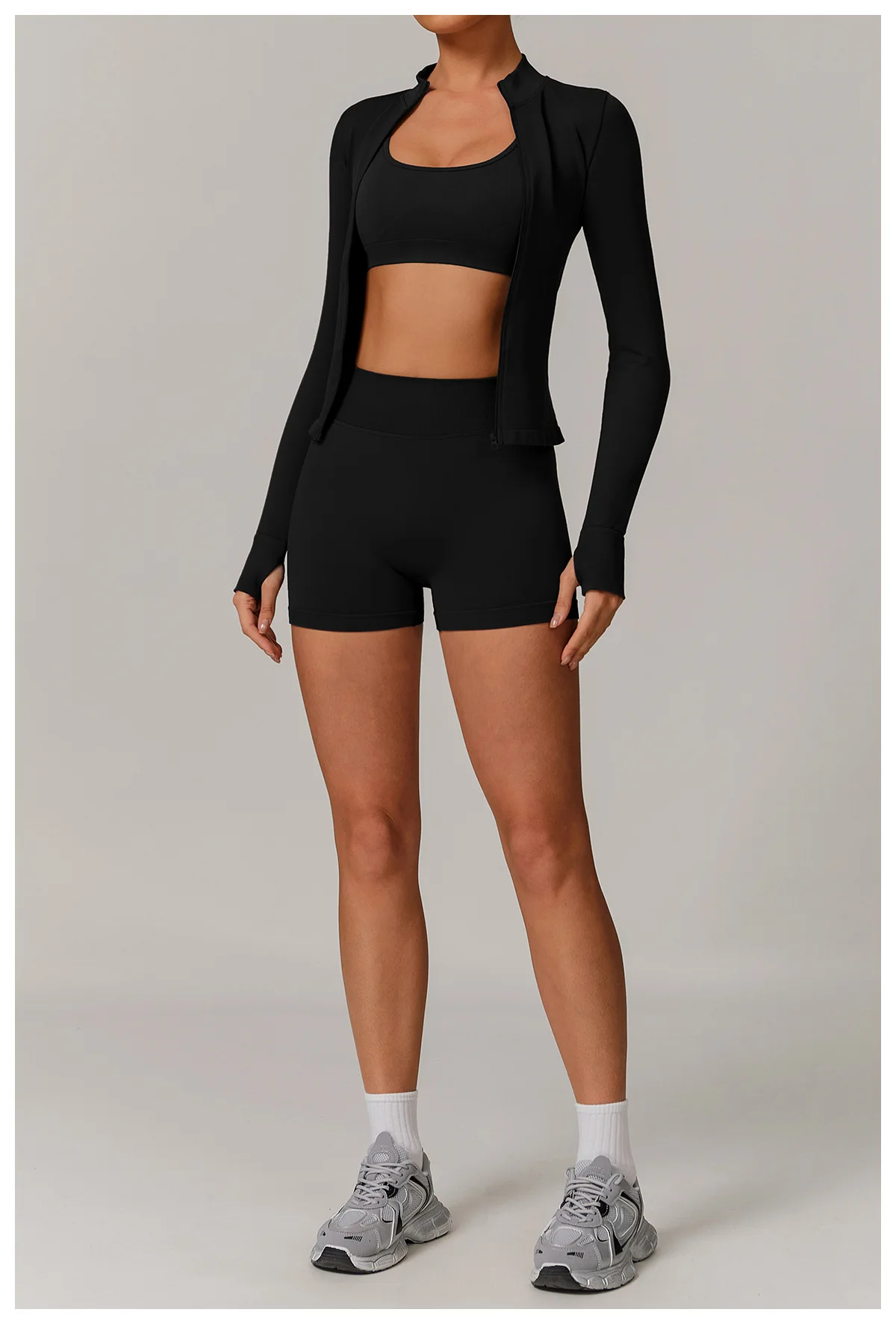 Women Sport Shorts High Waist Workout Tights Fitness Yoga Scrunch Butt Ladies Seamless Yoga Gym Running Short Pants Sportswear