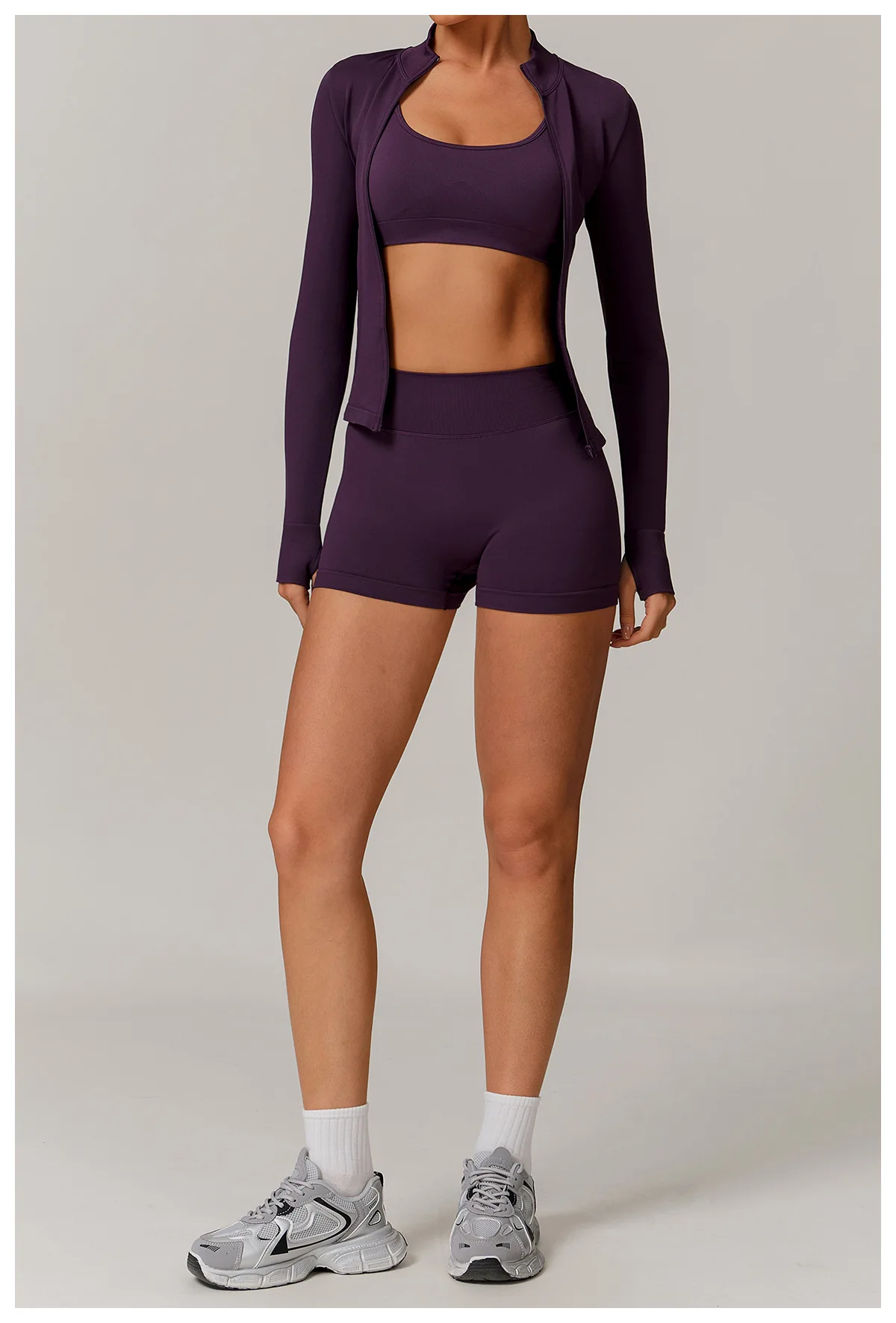 Women Sport Shorts High Waist Workout Tights Fitness Yoga Scrunch Butt Ladies Seamless Yoga Gym Running Short Pants Sportswear