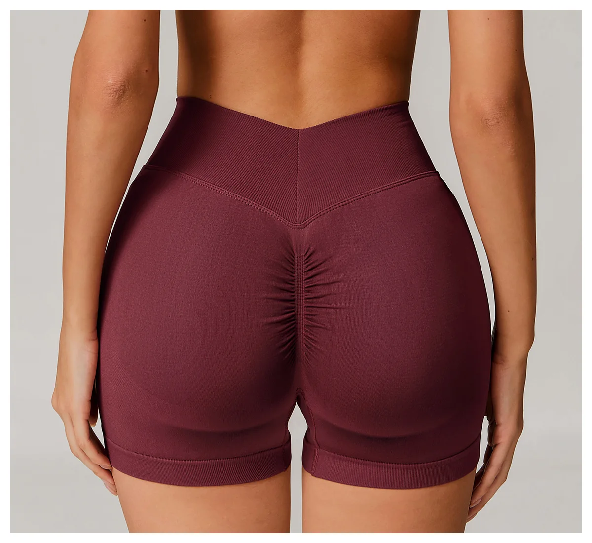 Women Sport Shorts High Waist Workout Tights Fitness Yoga Scrunch Butt Ladies Seamless Yoga Gym Running Short Pants Sportswear