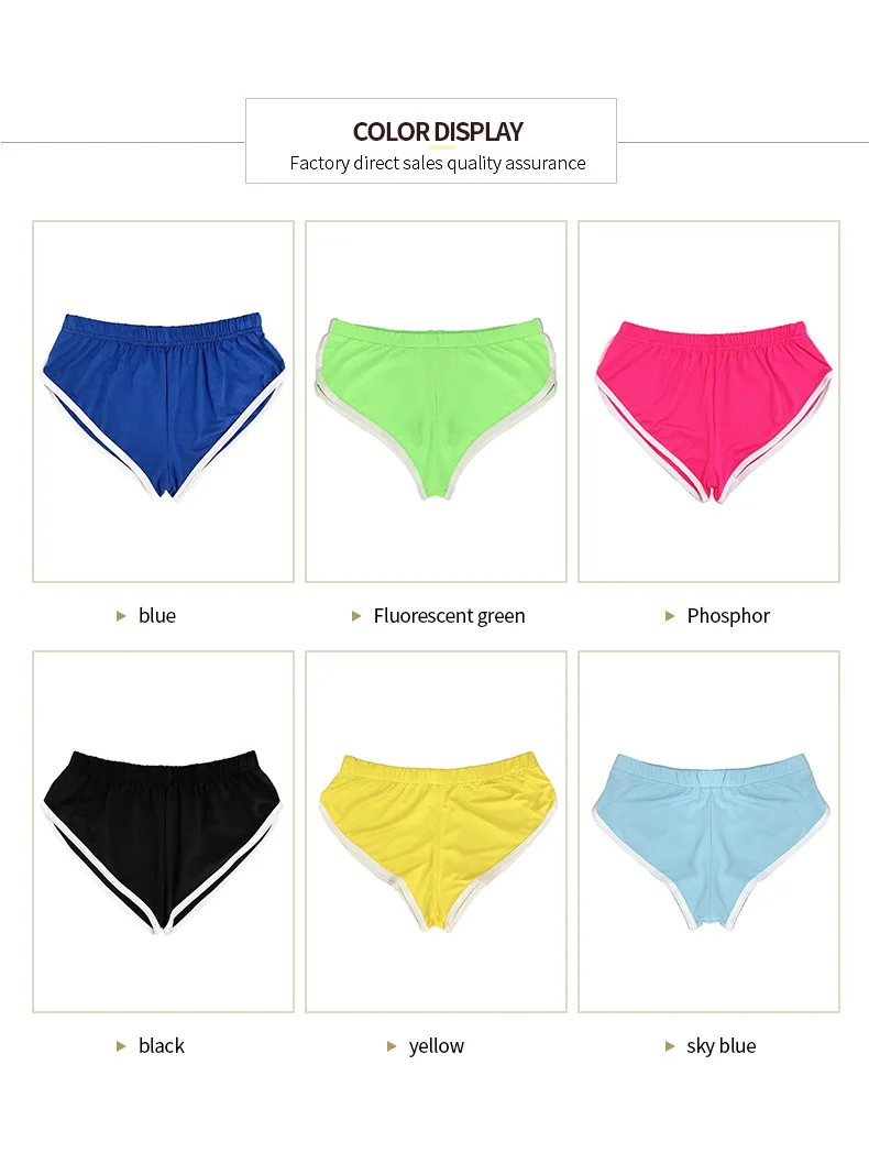 Women Sports Shorts Female Breathable Tight-fitting Yoga Shorts Resilience Fitness Leggings Ultra-short Sexy Running Slim Shorts