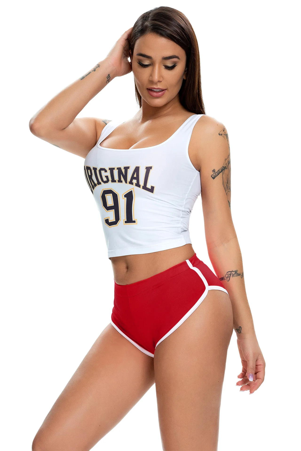 Women Sports Shorts Female Breathable Tight-fitting Yoga Shorts Resilience Fitness Leggings Ultra-short Sexy Running Slim Shorts