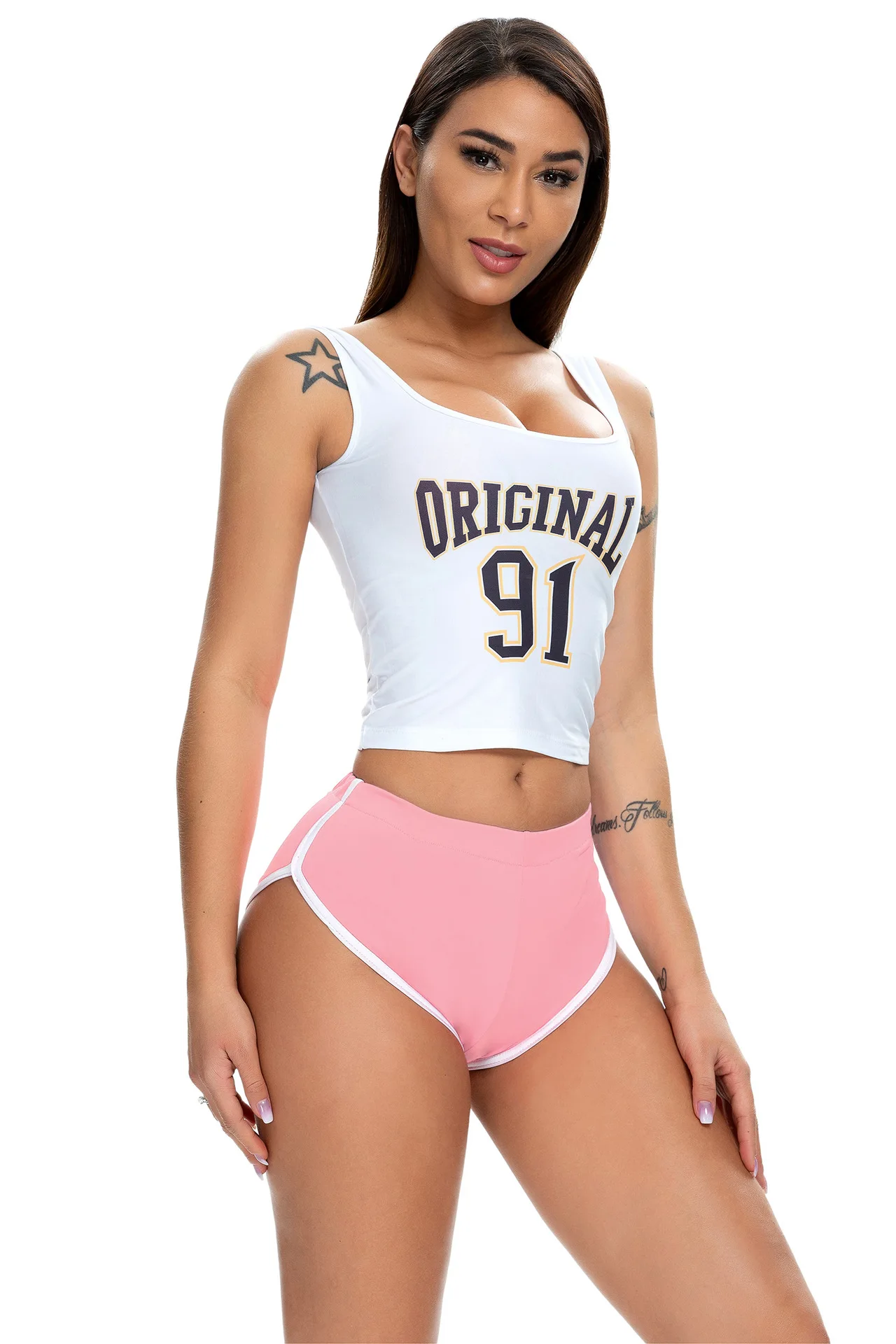 Women Sports Shorts Female Breathable Tight-fitting Yoga Shorts Resilience Fitness Leggings Ultra-short Sexy Running Slim Shorts