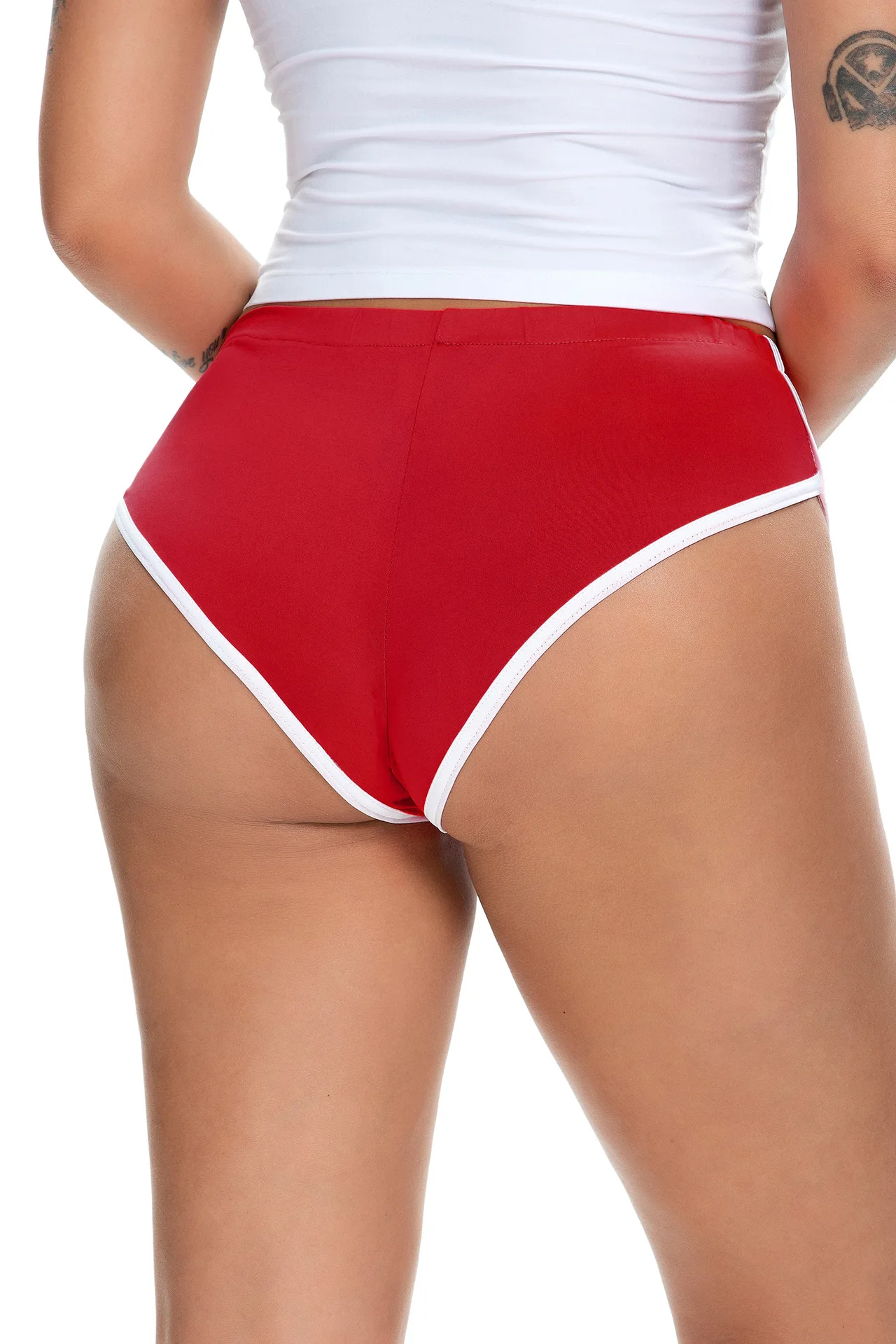 Women Sports Shorts Female Breathable Tight-fitting Yoga Shorts Resilience Fitness Leggings Ultra-short Sexy Running Slim Shorts