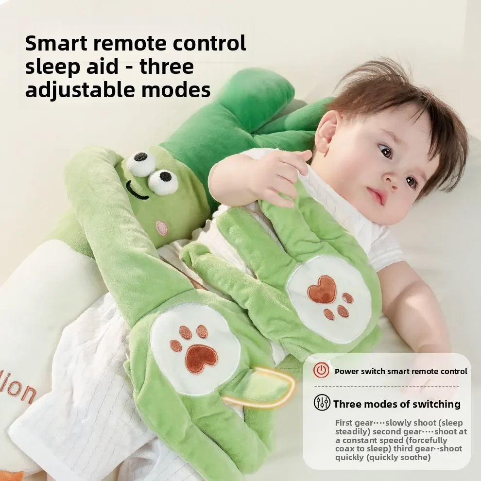 Cute Baby Sleeping Pillow Startle Prevention Scallion Banana Style Baby Patter Sleep Toy Newborn Bedding Automatic Palm Patting