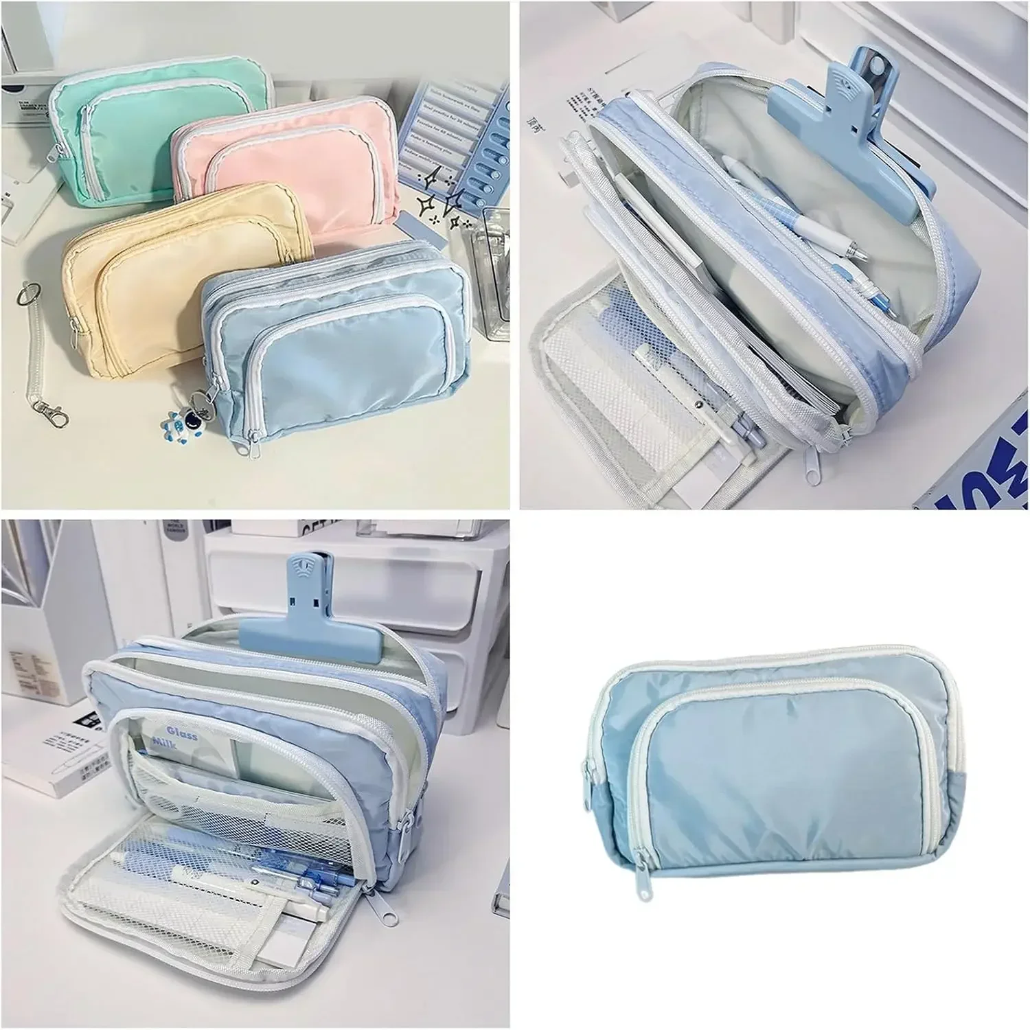 Michael Jackson Pencil Case Singer MJ Fashion Pen Box Pencil Bags Student Supplies Large Storage School Office Gift Pen Pouches