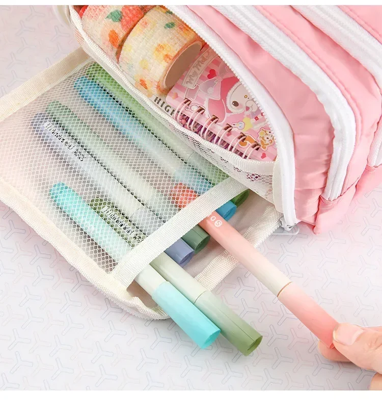Michael Jackson Pencil Case Singer MJ Fashion Pen Box Pencil Bags Student Supplies Large Storage School Office Gift Pen Pouches
