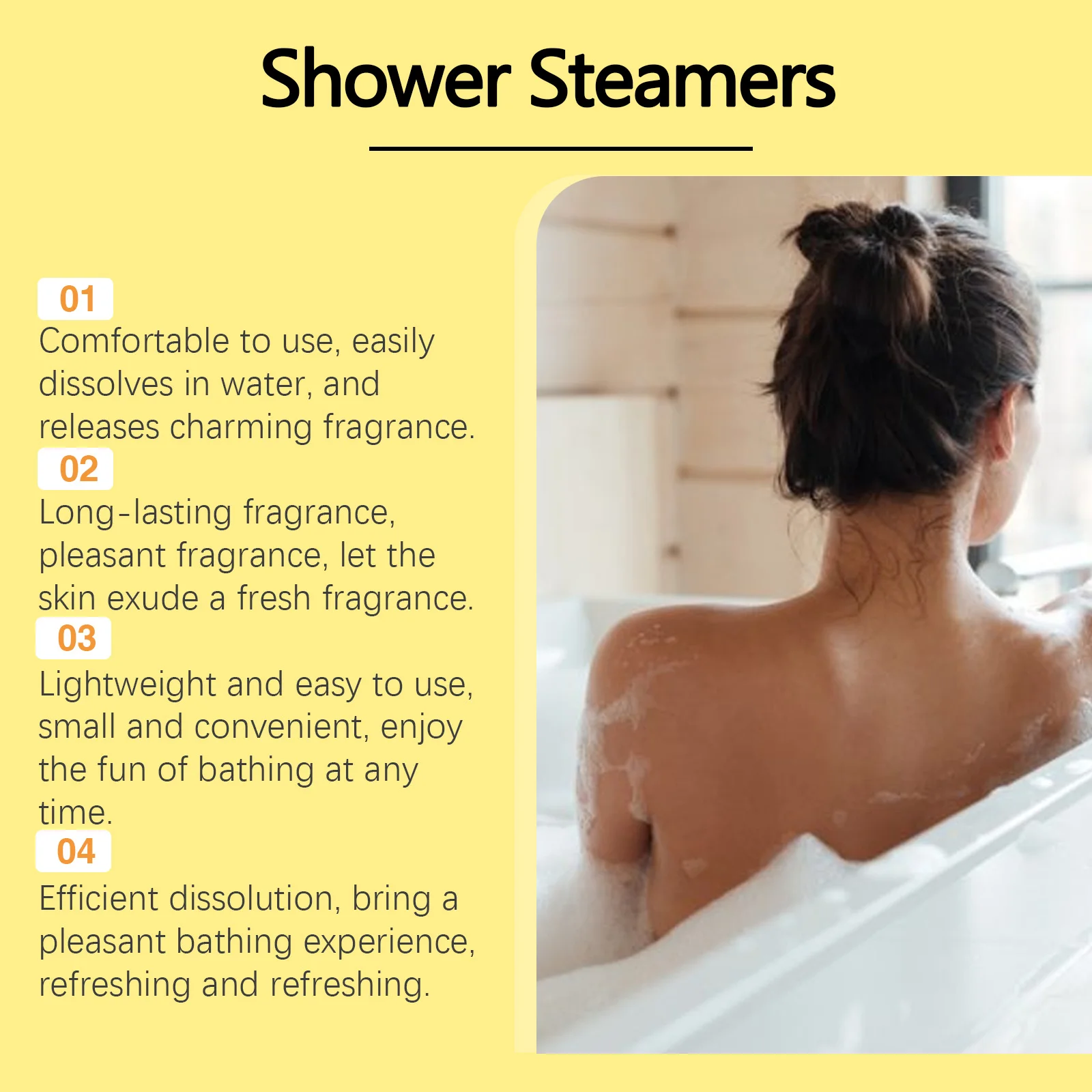 Shower Steamers Tablets Aromatherapy Relief Physical Fatigue Stress Improve Mood Enhance Sleep Quality Relaxing Bath Tablets Set