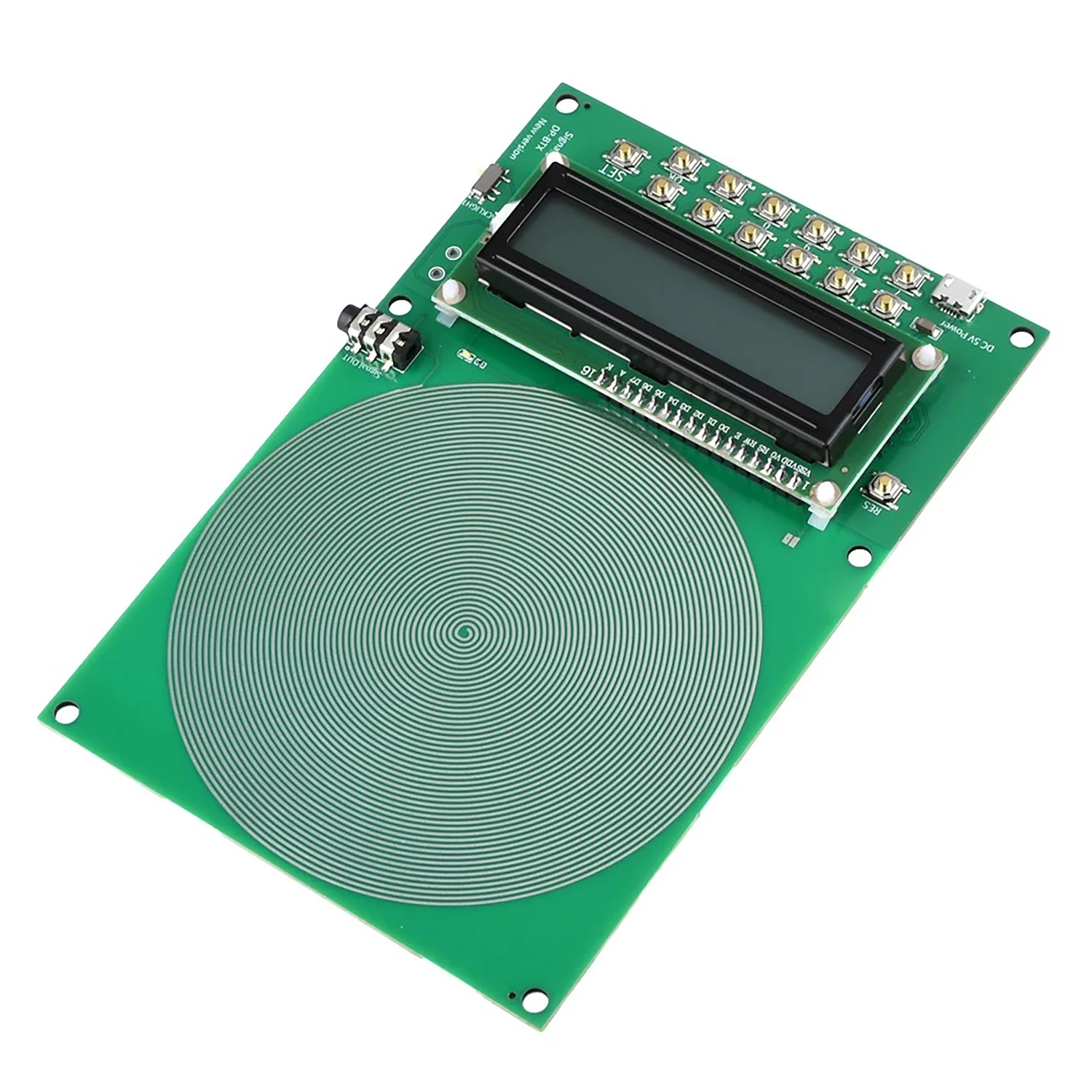 Adjustable 0.01HZ~100KHZ 7.83Hz Schumann Resonance Ultra-low Frequency Pulse Wave Generator Audio Resonator with Case Pure Sine