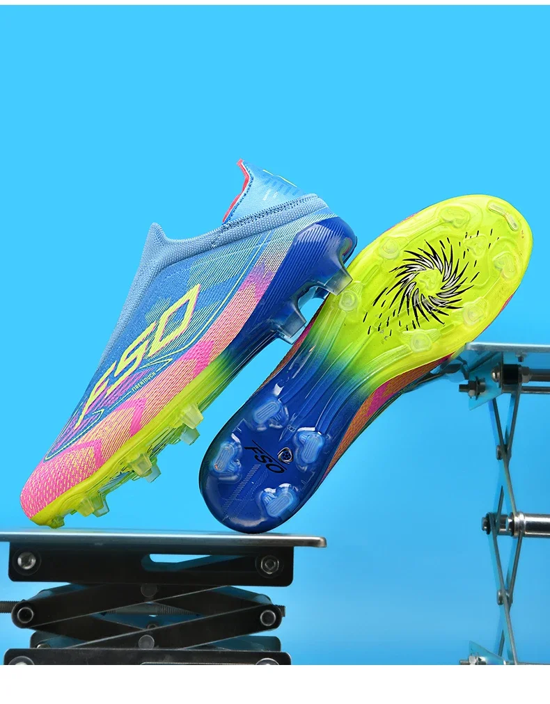 New Men Football Boots High-quality Grass Cleats Mid-top Match Indoor Light Hot-selling Soccer Shoes Sneakers Non-Slip Outdoor