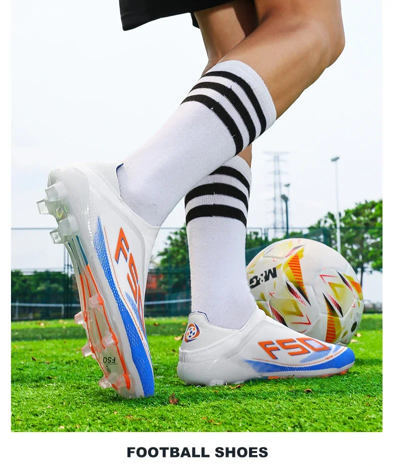 New Men Football Boots High-quality Grass Cleats Mid-top Match Indoor Light Hot-selling Soccer Shoes Sneakers Non-Slip Outdoor