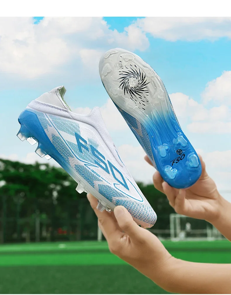 New Men Football Boots High-quality Grass Cleats Mid-top Match Indoor Light Hot-selling Soccer Shoes Sneakers Non-Slip Outdoor