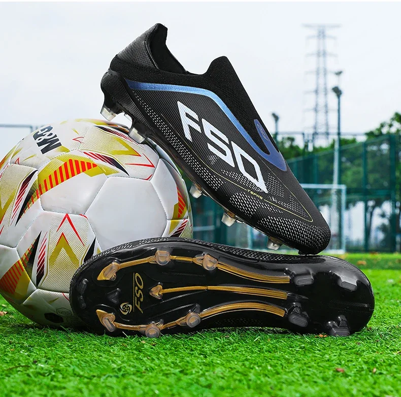 New Men Football Boots High-quality Grass Cleats Mid-top Match Indoor Light Hot-selling Soccer Shoes Sneakers Non-Slip Outdoor