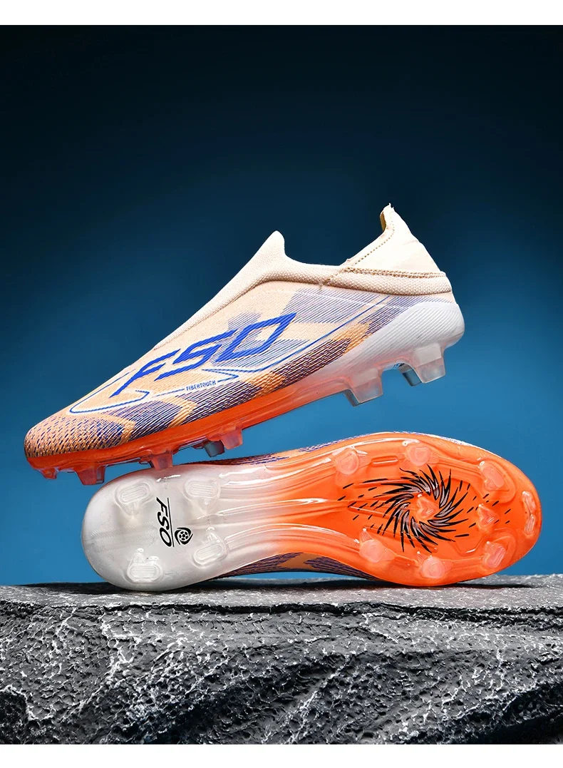 New Men Football Boots High-quality Grass Cleats Mid-top Match Indoor Light Hot-selling Soccer Shoes Sneakers Non-Slip Outdoor