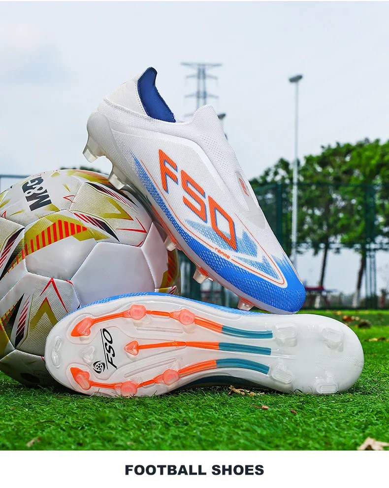 New Men Football Boots High-quality Grass Cleats Mid-top Match Indoor Light Hot-selling Soccer Shoes Sneakers Non-Slip Outdoor
