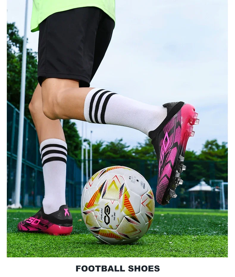 New Men Football Boots High-quality Grass Cleats Mid-top Match Indoor Light Hot-selling Soccer Shoes Sneakers Non-Slip Outdoor