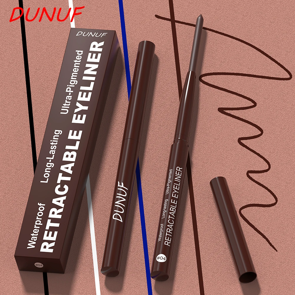 Waterproof Matte Blue Eyeliner Gel Pencil Ultra-fine Smooth Quick Dry Non-Smudge Easy Wear Black Brown White Eyeliner Pen Makeup