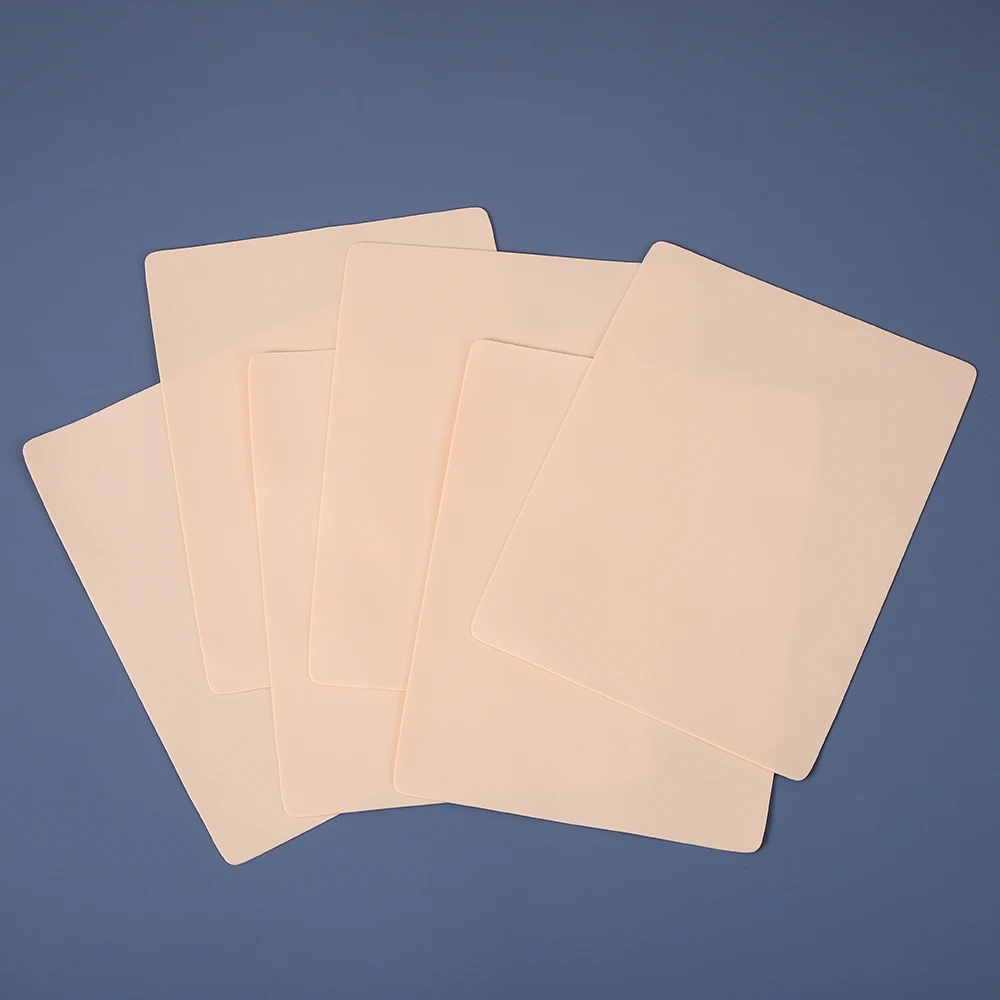 1/3/5/10/15/20Pcs*Blank Tattoo Practice Skin Fake Skin Synthetic Leather For Permanent Makeup Tattoo Beginner Exercise Tool