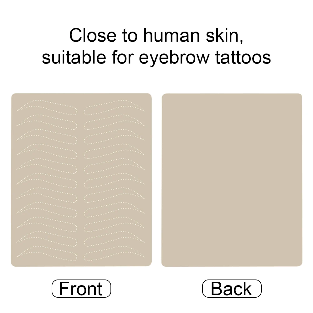 Microblading Eyebrow Tattoo Practice Skin Latex Fake Tattoo Skin Permanent Makeup Eyebrow Training Skin Tattoo Accessories