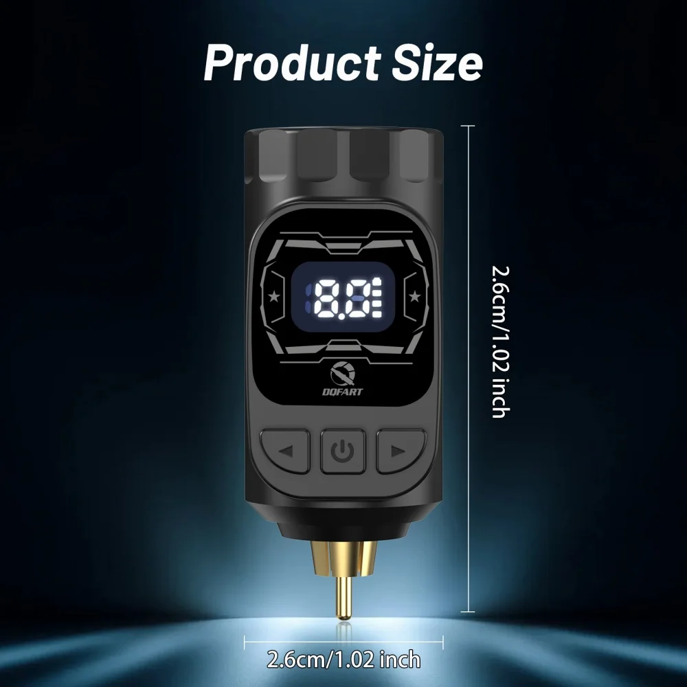 DQFART Brand M3 Electric Wireless Tattoo Machine Pen Detachable Battery Head Light Plastic 1200mAh Artists Body Art Creative