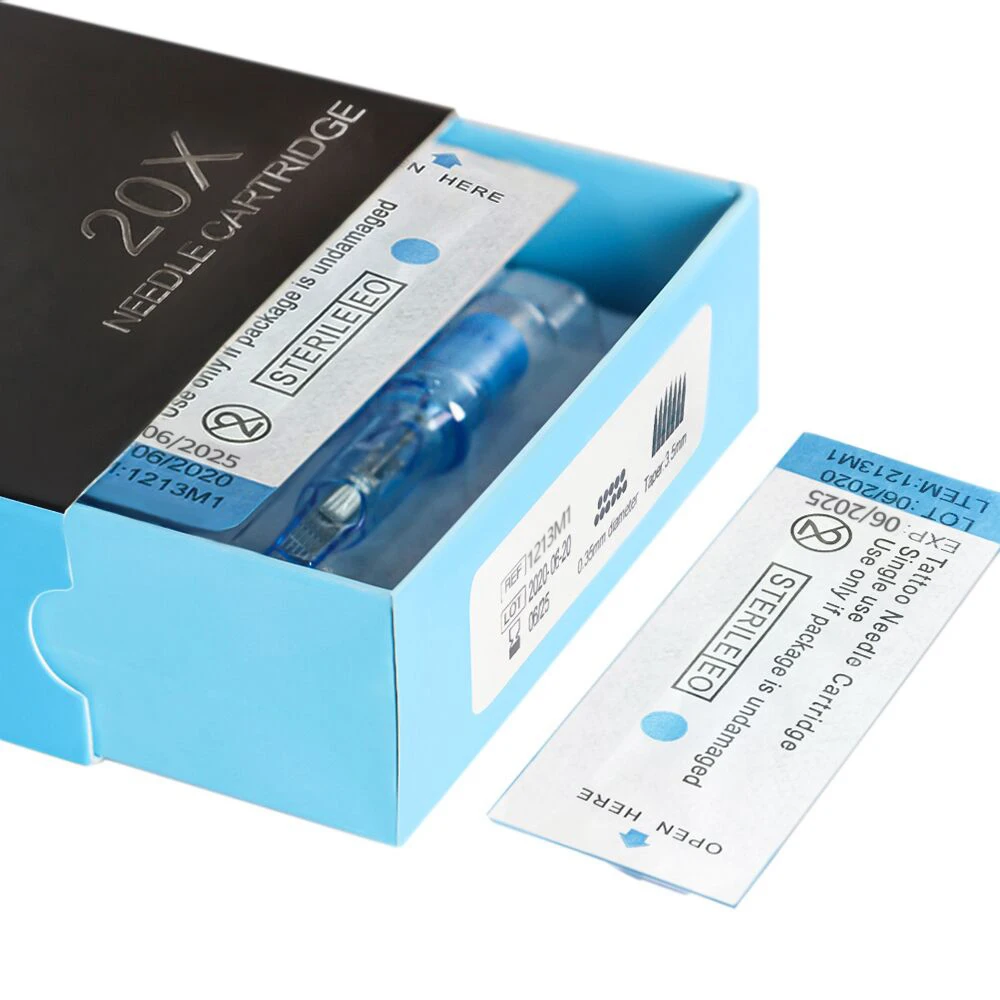 20/10pcs EMALLA Eliot Tattoo Cartridge Needles RL RS CM MG Disposable Sterilize Tattoo Permanent Makeup Cartridge Machine Needle