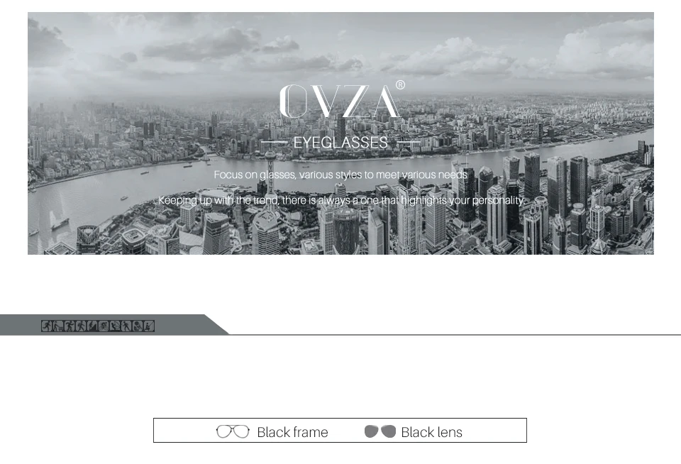 OVZA 2026 New Fashion Sunglasses Women and Men Eyeglass V400 Rectangle Oculos De Sol Masculino S9014