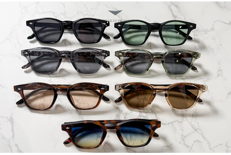 OVZA 2026 New Fashion Sunglasses Women and Men Eyeglass V400 Rectangle Oculos De Sol Masculino S9014