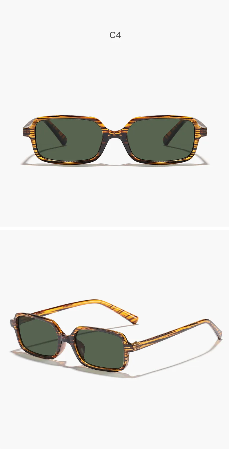 New Sexy Small Rectangle Sunglasses Fashion Women Vintage Brand Designer Sun Glasses Men Shades Female Eyewear UV400