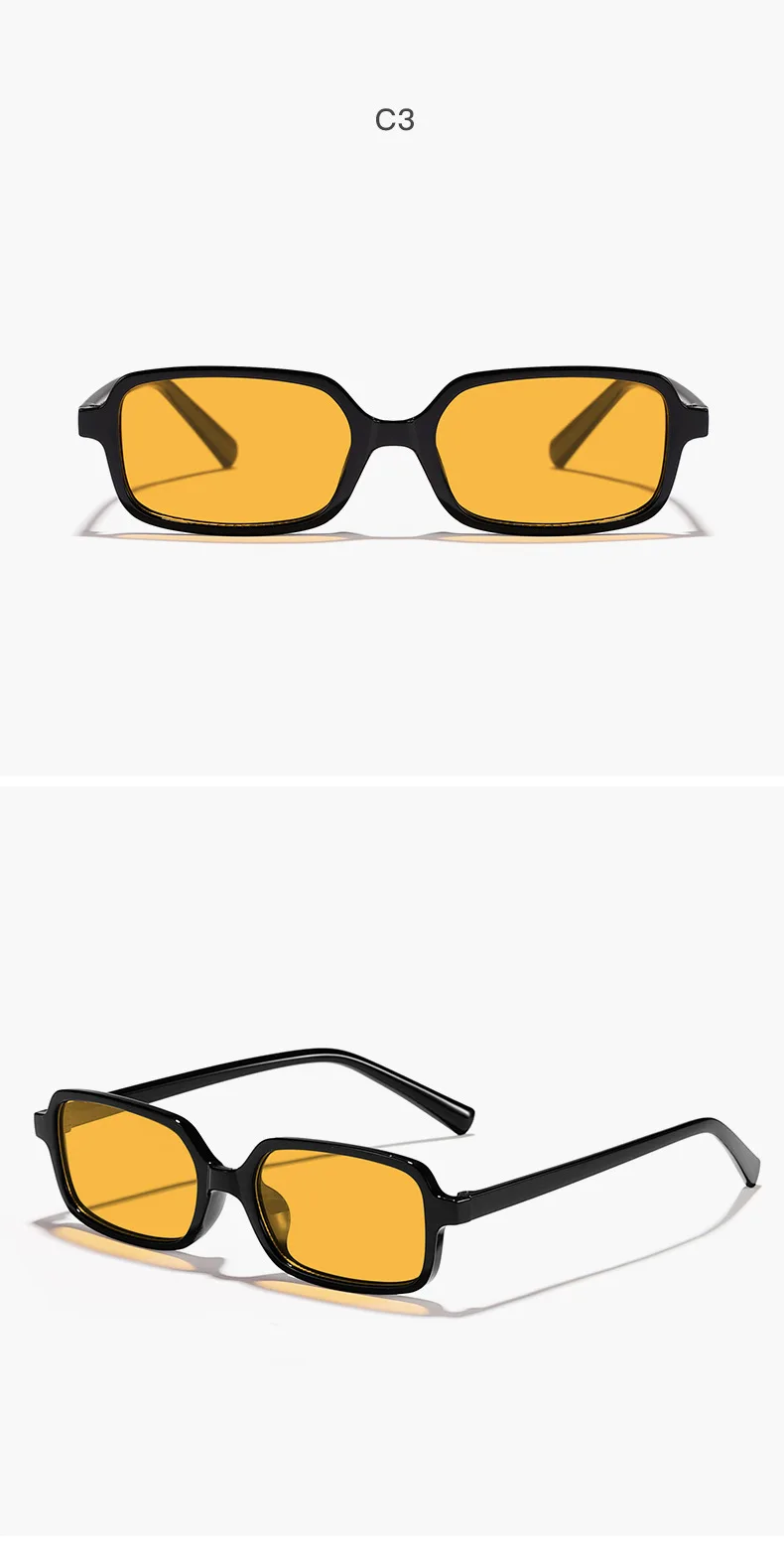 New Sexy Small Rectangle Sunglasses Fashion Women Vintage Brand Designer Sun Glasses Men Shades Female Eyewear UV400