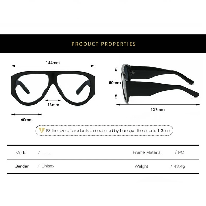 Fashion Oversized Pilot Reading Glasses For Men Women Anti Blue Light Glasses Clear Presbyopia Eyeglasses Optical Magnifier