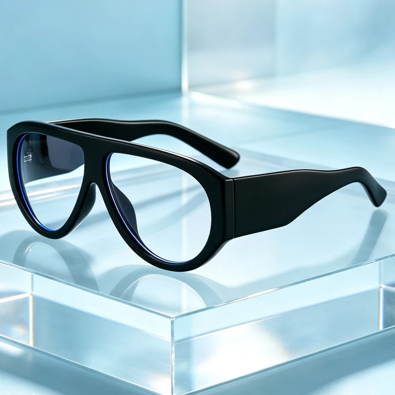 Fashion Oversized Pilot Reading Glasses For Men Women Anti Blue Light Glasses Clear Presbyopia Eyeglasses Optical Magnifier
