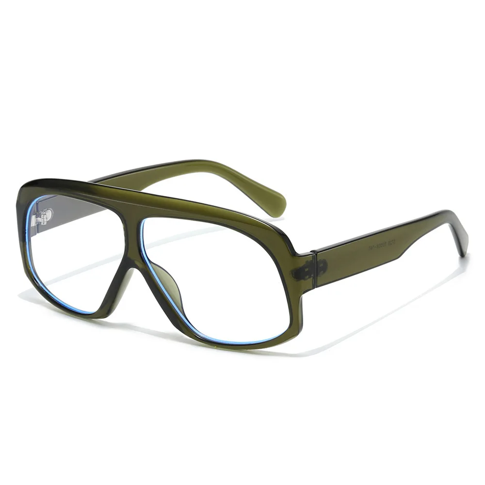 Fashion Oversized Pilot Reading Glasses For Men Women Anti Blue Light Glasses Clear Presbyopia Eyeglasses Optical Magnifier
