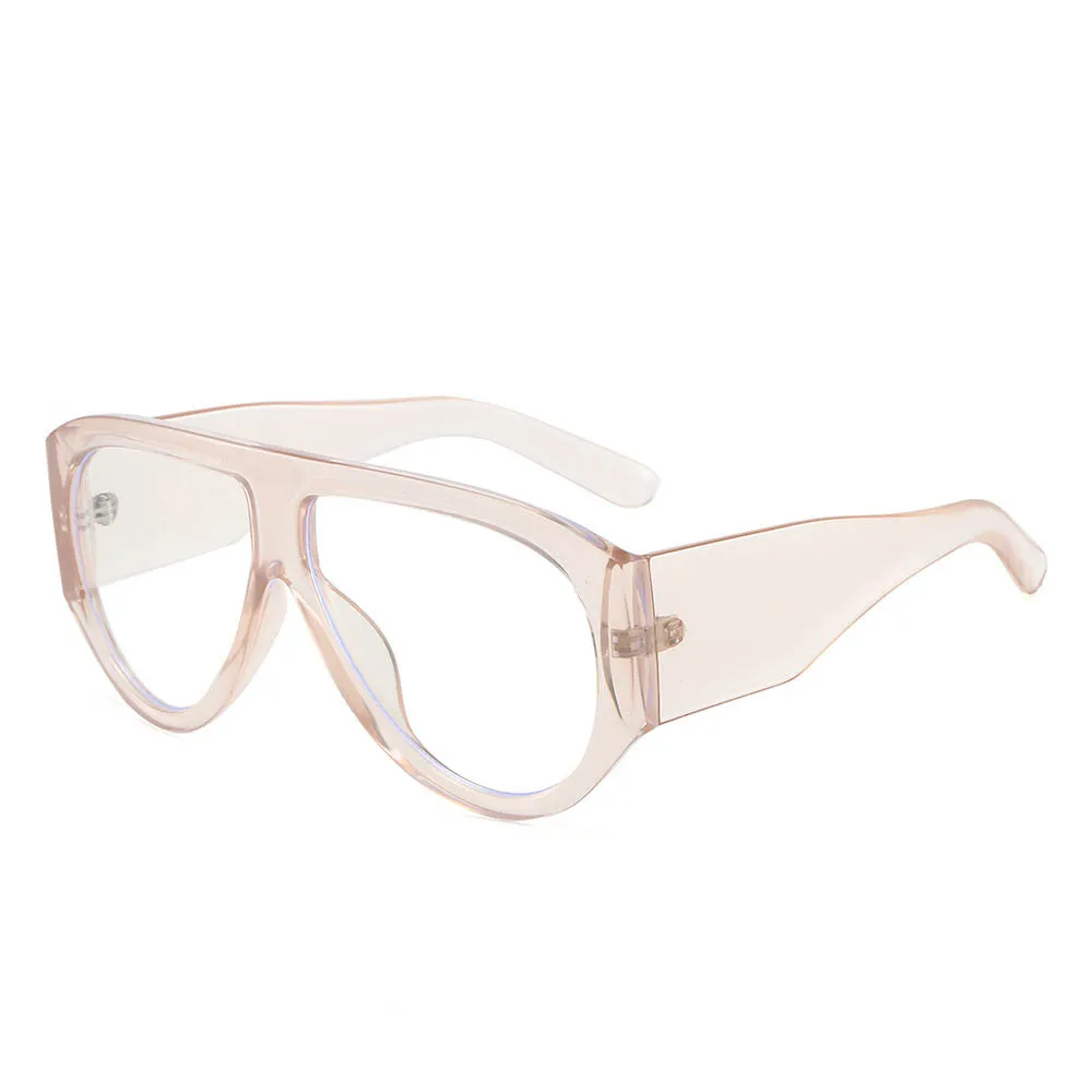 Fashion Oversized Pilot Reading Glasses For Men Women Anti Blue Light Glasses Clear Presbyopia Eyeglasses Optical Magnifier
