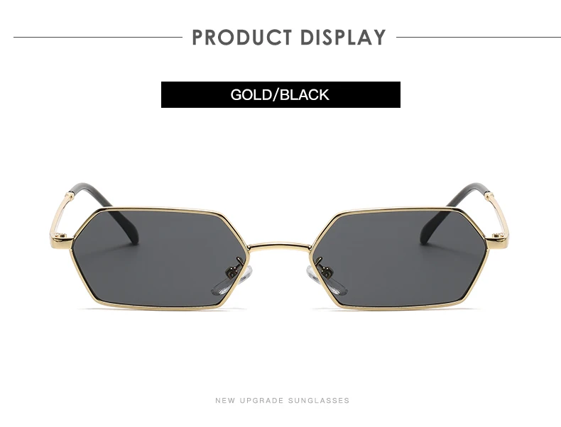 Cycling New Personalized Small Frame Women Sunglasses Retro Polygon Sun Glasses Fashion Men Street Photography Eyeglasses UV400