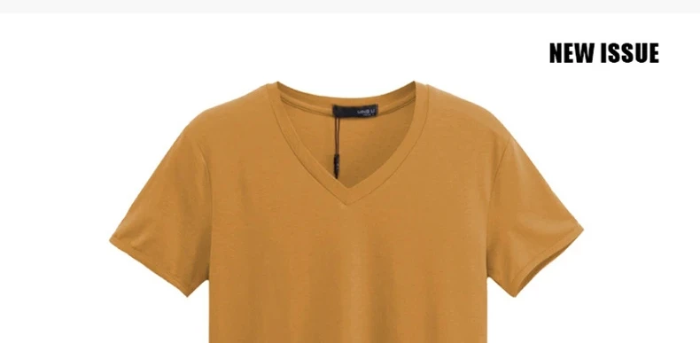 MRMT Brand New Mens T Shirt Pure Color V Collar Short Sleeved Men T-Shirt Black Tights Man T-Shirts Fitness For Male Clothes