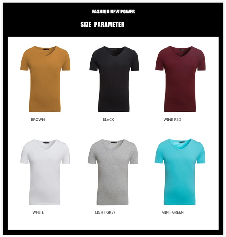 MRMT Brand New Mens T Shirt Pure Color V Collar Short Sleeved Men T-Shirt Black Tights Man T-Shirts Fitness For Male Clothes
