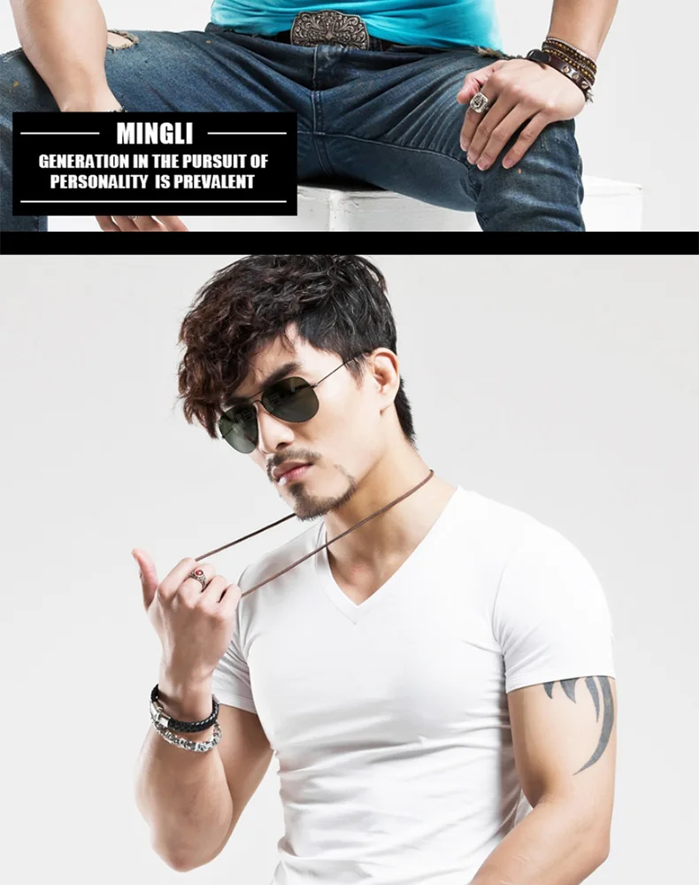 MRMT Brand New Mens T Shirt Pure Color V Collar Short Sleeved Men T-Shirt Black Tights Man T-Shirts Fitness For Male Clothes