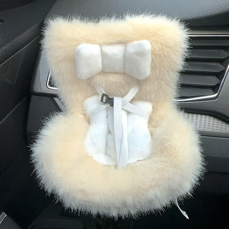 15-17cm doll Seat Labubu Carseat Safety Seat Cute doll Air Outlet Aromatherapy Decoration High-Grade Car Interior Decoration