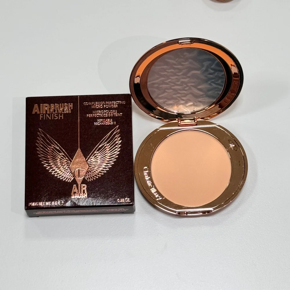 Charlotte Tilbury Lip Balm Facial Setting Powder Delicate Texture Flawless Liquid Foundation Cosmetics Moisturize Setting Spray