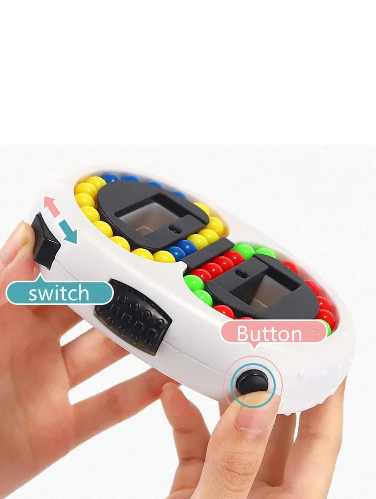 New Kids Rotating Magic Beans Fingertip Toys Children Spin Bead Puzzles Game Learning Educational Adults Stress Relief Toy