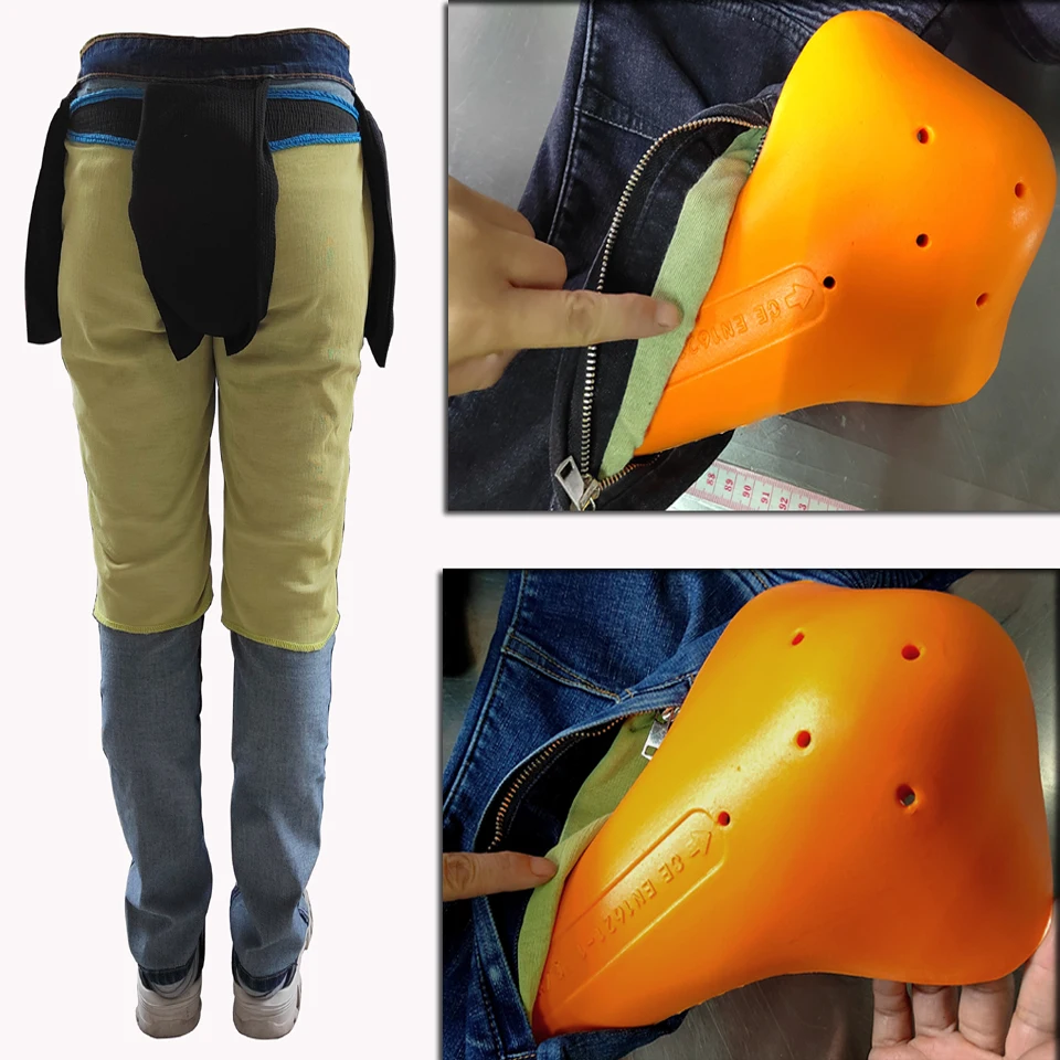 Kevlar Motorcycle Jeans Men Motocross Protective Pants Aramid Sports Racing Riding Gear Spring Autumn