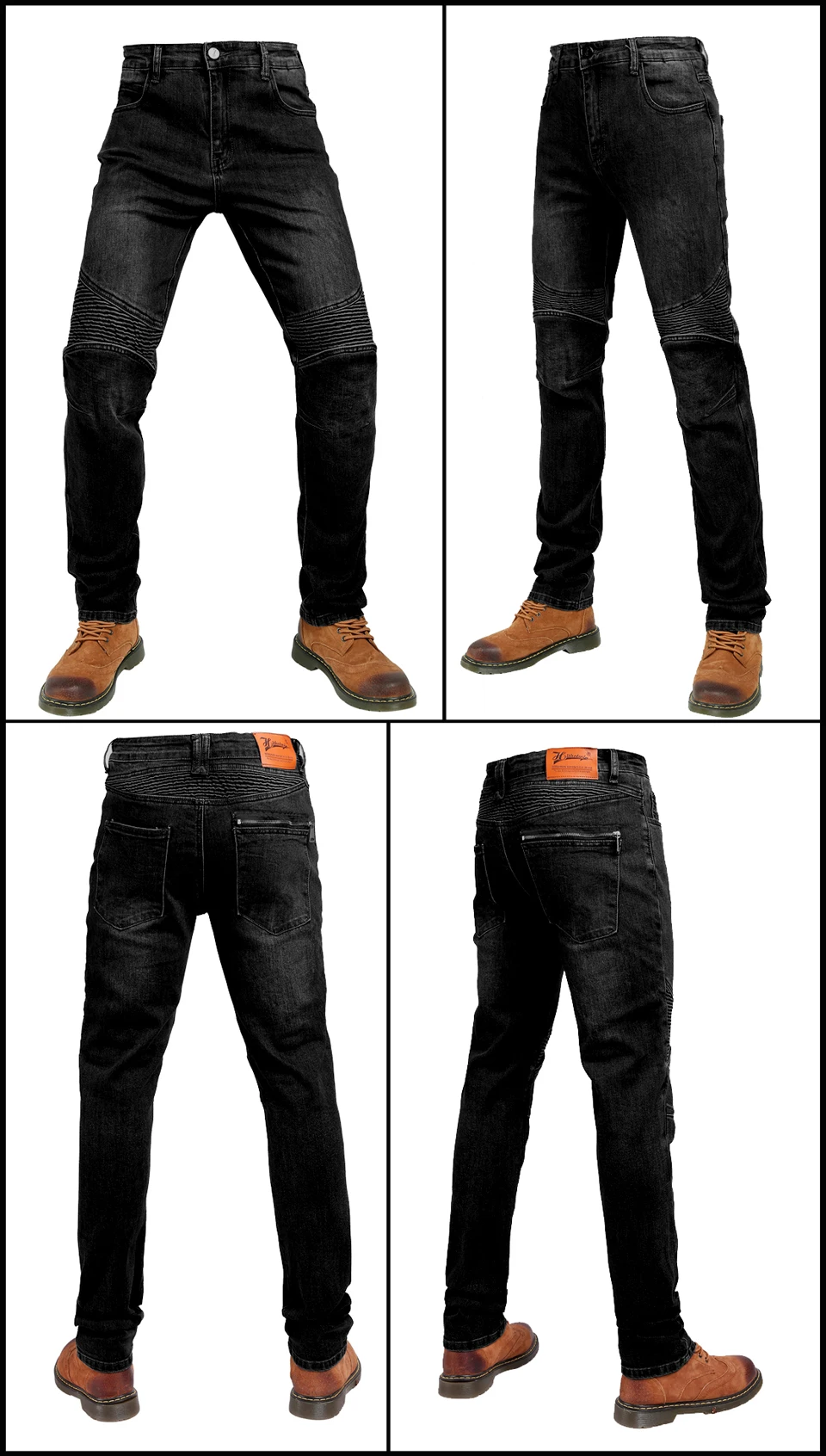 Kevlar Motorcycle Jeans Men Motocross Protective Pants Aramid Sports Racing Riding Gear Spring Autumn